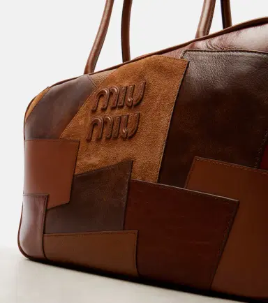 Miu Miu Patchwork leather tote bag | Thumbnail 2 Miu Miu Patchwork leather tote bag | Thumbnail 2
