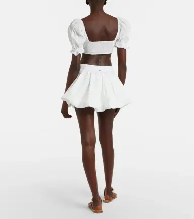 Bananhot Micaela cotton poplin miniskirt | Thumbnail 3 Bananhot Micaela cotton poplin miniskirt | Thumbnail 3