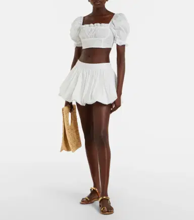 Bananhot Micaela cotton poplin miniskirt | Thumbnail 5 Bananhot Micaela cotton poplin miniskirt | Thumbnail 5