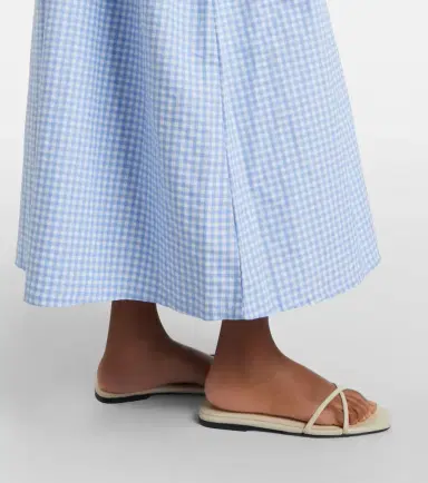 Bananhot Paloma gingham cotton poplin maxi dress | Thumbnail 5 Bananhot Paloma gingham cotton poplin maxi dress | Thumbnail 5