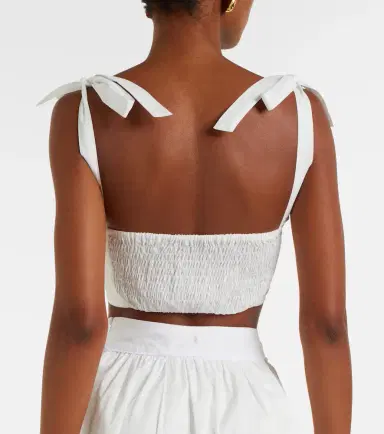 Bananhot Alba cotton poplin crop top | Thumbnail 5 Bananhot Alba cotton poplin crop top | Thumbnail 5