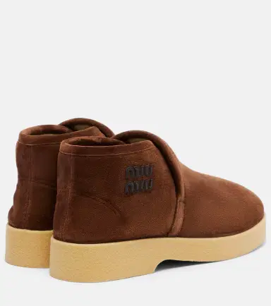 Miu Miu Shearling-lined suede boots | Thumbnail 2 Miu Miu Shearling-lined suede boots | Thumbnail 2