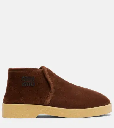 Miu Miu Shearling-lined suede boots | Thumbnail 3 Miu Miu Shearling-lined suede boots | Thumbnail 3