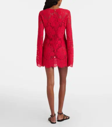 Bananhot Millie cotton and brocade lace minidress | Thumbnail 5 Bananhot Millie cotton and brocade lace minidress | Thumbnail 5