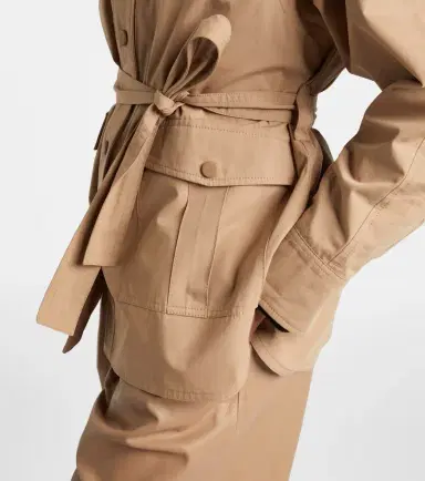 Yves Salomon Belted cotton jacket | Thumbnail 5 Yves Salomon Belted cotton jacket | Thumbnail 5