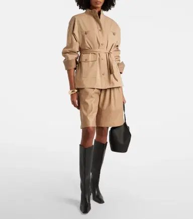 Yves Salomon Leather Bermuda shorts | Thumbnail 2 Yves Salomon Leather Bermuda shorts | Thumbnail 2