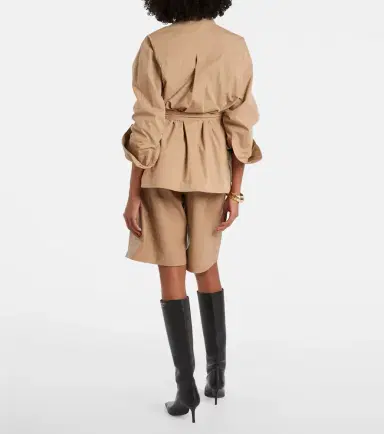 Yves Salomon Leather Bermuda shorts | Thumbnail 3 Yves Salomon Leather Bermuda shorts | Thumbnail 3