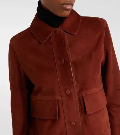 Yves Salomon Suede jacket | Thumbnail 5 Yves Salomon Suede jacket | Thumbnail 5