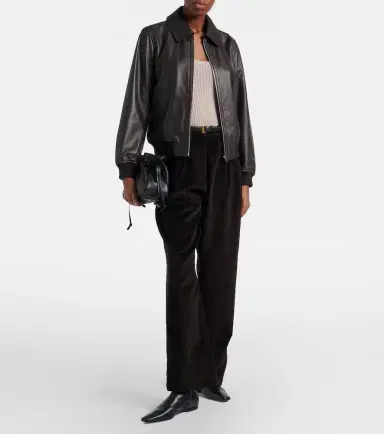 Yves Salomon Hooded leather blouson jacket | Thumbnail 6 Yves Salomon Hooded leather blouson jacket | Thumbnail 6