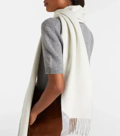 Prada Logo cashmere scarf | Thumbnail 4 Prada Logo cashmere scarf | Thumbnail 4
