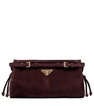 Prada Bonnie Small suede shoulder bag | Thumbnail 1 Prada Bonnie Small suede shoulder bag | Thumbnail 1