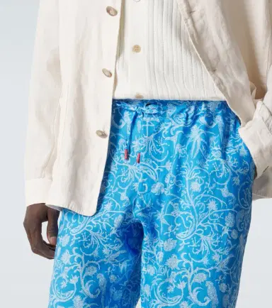 Kiton Printed linen pants | Thumbnail 2 Kiton Printed linen pants | Thumbnail 2