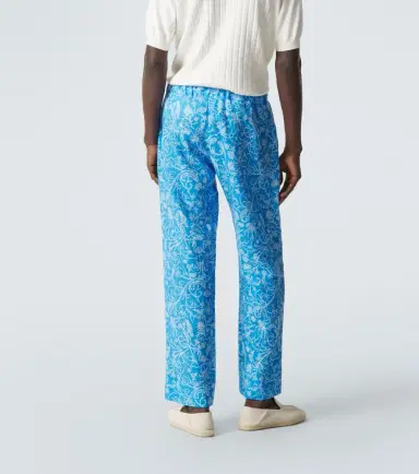 Kiton Printed linen pants | Thumbnail 3 Kiton Printed linen pants | Thumbnail 3