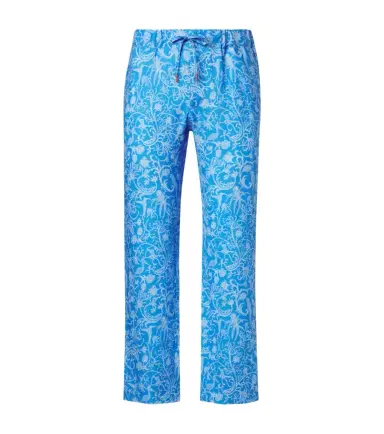 Kiton Printed linen pants | Thumbnail 1 Kiton Printed linen pants | Thumbnail 1