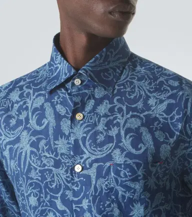 Kiton Linen shirt | Thumbnail 5 Kiton Linen shirt | Thumbnail 5