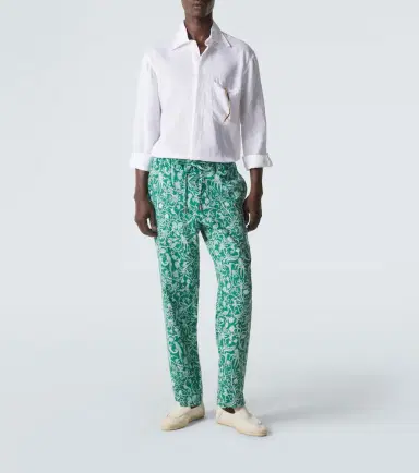 Kiton Printed linen pants | Thumbnail 5 Kiton Printed linen pants | Thumbnail 5