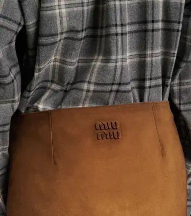 Miu Miu Suede miniskirt | Thumbnail 5 Miu Miu Suede miniskirt | Thumbnail 5