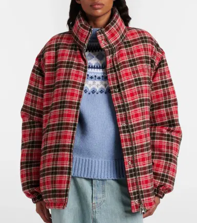 Miu Miu Reversible down jacket | Thumbnail 7 Miu Miu Reversible down jacket | Thumbnail 7