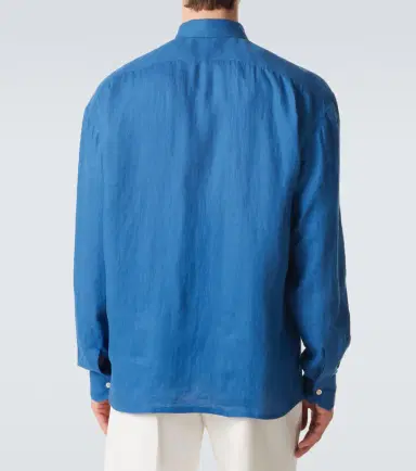Kiton Bow-detail linen shirt | Thumbnail 2 Kiton Bow-detail linen shirt | Thumbnail 2