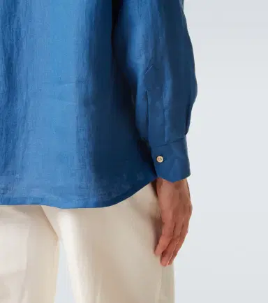 Kiton Bow-detail linen shirt | Thumbnail 4 Kiton Bow-detail linen shirt | Thumbnail 4