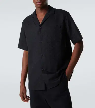 Gucci GG Canvas linen-blend bowling shirt | Thumbnail 4 Gucci GG Canvas linen-blend bowling shirt | Thumbnail 4