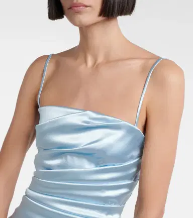 Dolce & Gabbana Ruched satin minidress | Thumbnail 3 Dolce & Gabbana Ruched satin minidress | Thumbnail 3