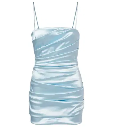 Dolce & Gabbana Ruched satin minidress | Thumbnail 1 Dolce & Gabbana Ruched satin minidress | Thumbnail 1