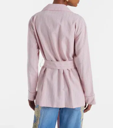 Dolce & Gabbana Belted striped shirt | Thumbnail 2 Dolce & Gabbana Belted striped shirt | Thumbnail 2