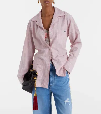 Dolce & Gabbana Belted striped shirt | Thumbnail 4 Dolce & Gabbana Belted striped shirt | Thumbnail 4