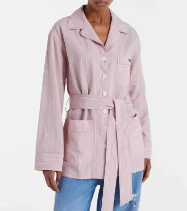 Dolce & Gabbana Belted striped shirt | Thumbnail 6 Dolce & Gabbana Belted striped shirt | Thumbnail 6