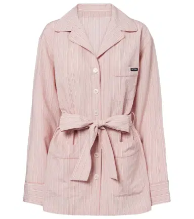 Dolce & Gabbana Belted striped shirt | Thumbnail 1 Dolce & Gabbana Belted striped shirt | Thumbnail 1