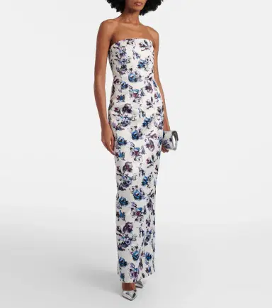 Emilia Wickstead Laelia floral bustier gown | Thumbnail 2 Emilia Wickstead Laelia floral bustier gown | Thumbnail 2