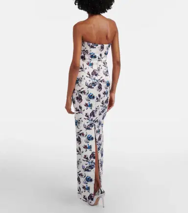 Emilia Wickstead Laelia floral bustier gown | Thumbnail 3 Emilia Wickstead Laelia floral bustier gown | Thumbnail 3