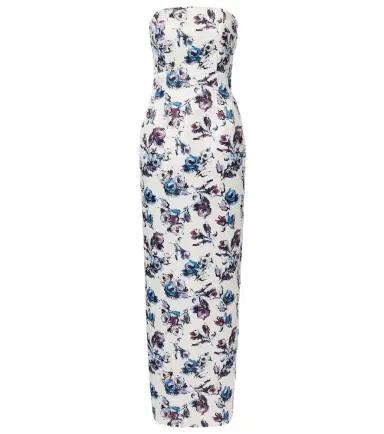 Emilia Wickstead Laelia floral bustier gown | Thumbnail 1 Emilia Wickstead Laelia floral bustier gown | Thumbnail 1