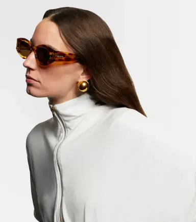Alaïa Alaïa Logo oval sunglasses | Thumbnail 4 Alaïa Alaïa Logo oval sunglasses | Thumbnail 4