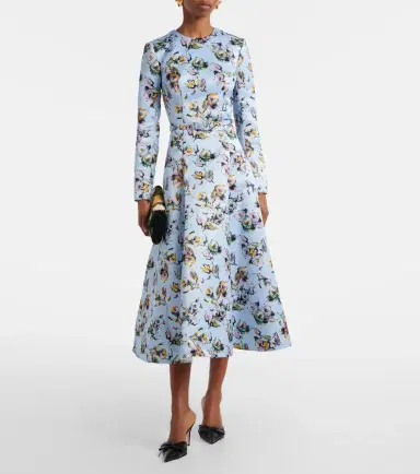 Emilia Wickstead Capucine floral midi dress | Thumbnail 5 Emilia Wickstead Capucine floral midi dress | Thumbnail 5