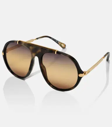 Chloé Chloé Aly Combi aviator sunglasses | Thumbnail 2 Chloé Chloé Aly Combi aviator sunglasses | Thumbnail 2