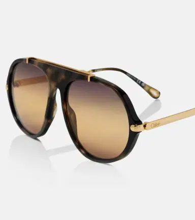 Chloé Chloé Aly Combi aviator sunglasses | Thumbnail 3 Chloé Chloé Aly Combi aviator sunglasses | Thumbnail 3