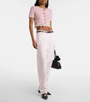 Magda Butrym Mid-rise wide-leg jeans | Thumbnail 2 Magda Butrym Mid-rise wide-leg jeans | Thumbnail 2