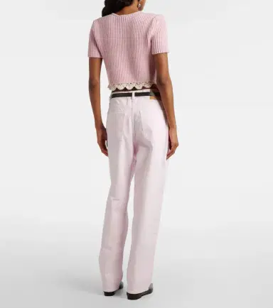 Magda Butrym Mid-rise wide-leg jeans | Thumbnail 3 Magda Butrym Mid-rise wide-leg jeans | Thumbnail 3