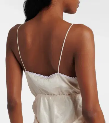 Magda Butrym Lace-trimmed minidress | Thumbnail 3 Magda Butrym Lace-trimmed minidress | Thumbnail 3