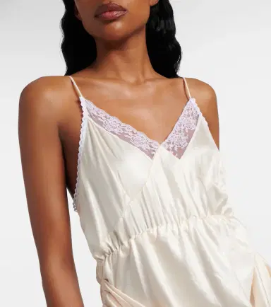 Magda Butrym Lace-trimmed minidress | Thumbnail 5 Magda Butrym Lace-trimmed minidress | Thumbnail 5