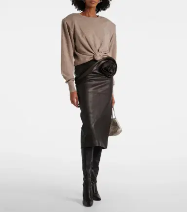 Magda Butrym Knot-detail wool sweater | Thumbnail 2 Magda Butrym Knot-detail wool sweater | Thumbnail 2