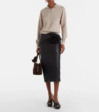 Magda Butrym Cotton and cashmere cardigan | Thumbnail 4 Magda Butrym Cotton and cashmere cardigan | Thumbnail 4