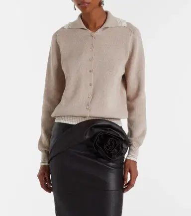 Magda Butrym Cotton and cashmere cardigan | Thumbnail 5 Magda Butrym Cotton and cashmere cardigan | Thumbnail 5