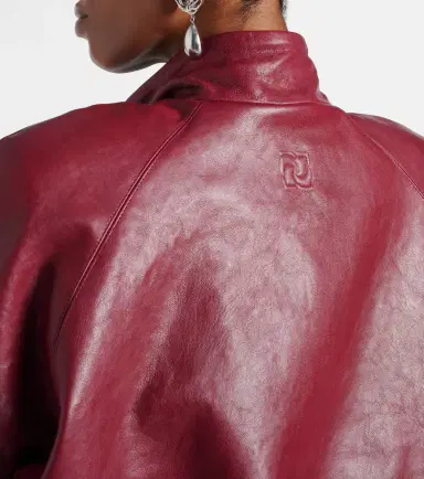 Magda Butrym Cropped leather jacket | Thumbnail 7 Magda Butrym Cropped leather jacket | Thumbnail 7
