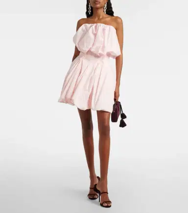 Magda Butrym Pleated cotton minidress | Thumbnail 2 Magda Butrym Pleated cotton minidress | Thumbnail 2
