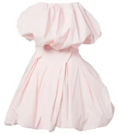 Magda Butrym Pleated cotton minidress | Thumbnail 1 Magda Butrym Pleated cotton minidress | Thumbnail 1