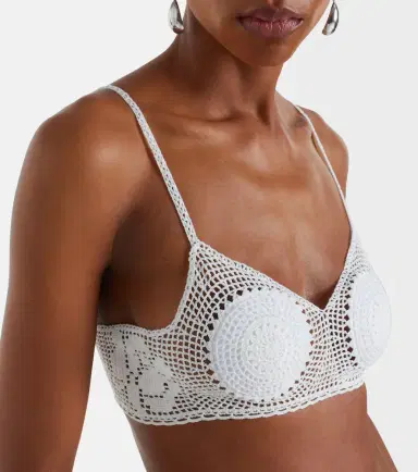 Magda Butrym Crochet cotton bra | Thumbnail 3 Magda Butrym Crochet cotton bra | Thumbnail 3
