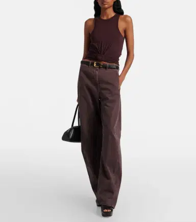 Magda Butrym Floral-appliqué cotton-blend tank top | Thumbnail 5 Magda Butrym Floral-appliqué cotton-blend tank top | Thumbnail 5